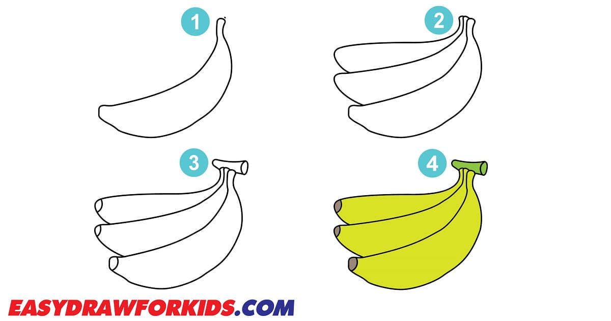 How To Draw A Banana 8 Ways With Pictures