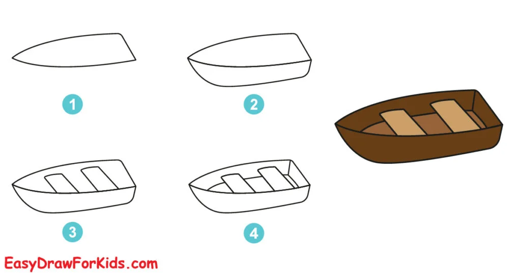 boat how to draw