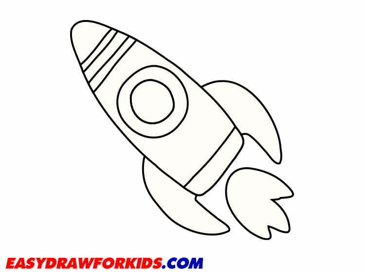 How To Draw A Rocket - 4 Ways (With Pictures)