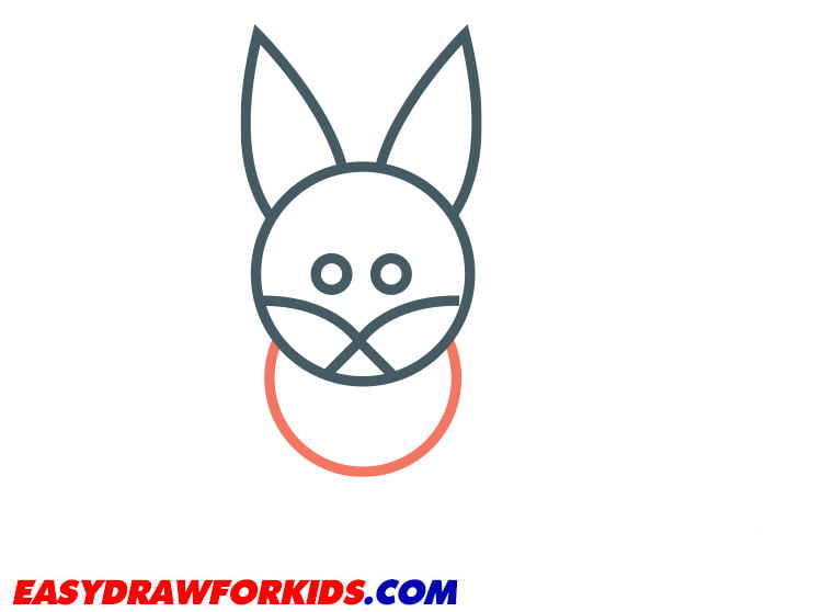 fox drawing cute