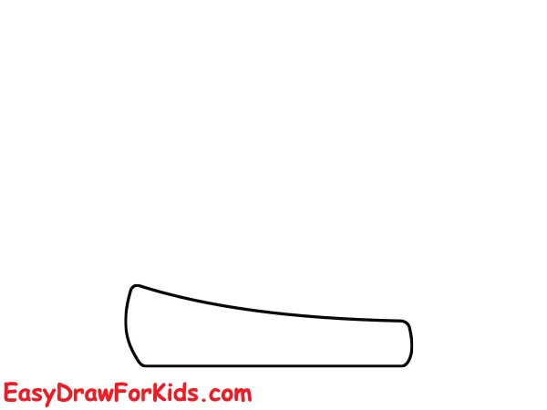 how to draw a boat step 1