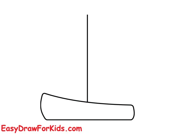 how to draw a boat step 2