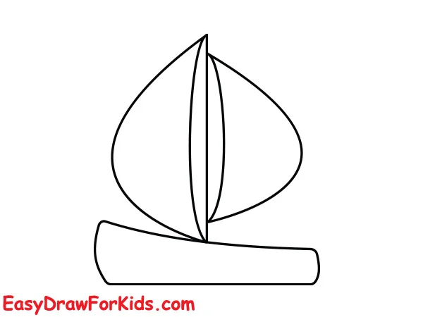 how to draw a boat step 4