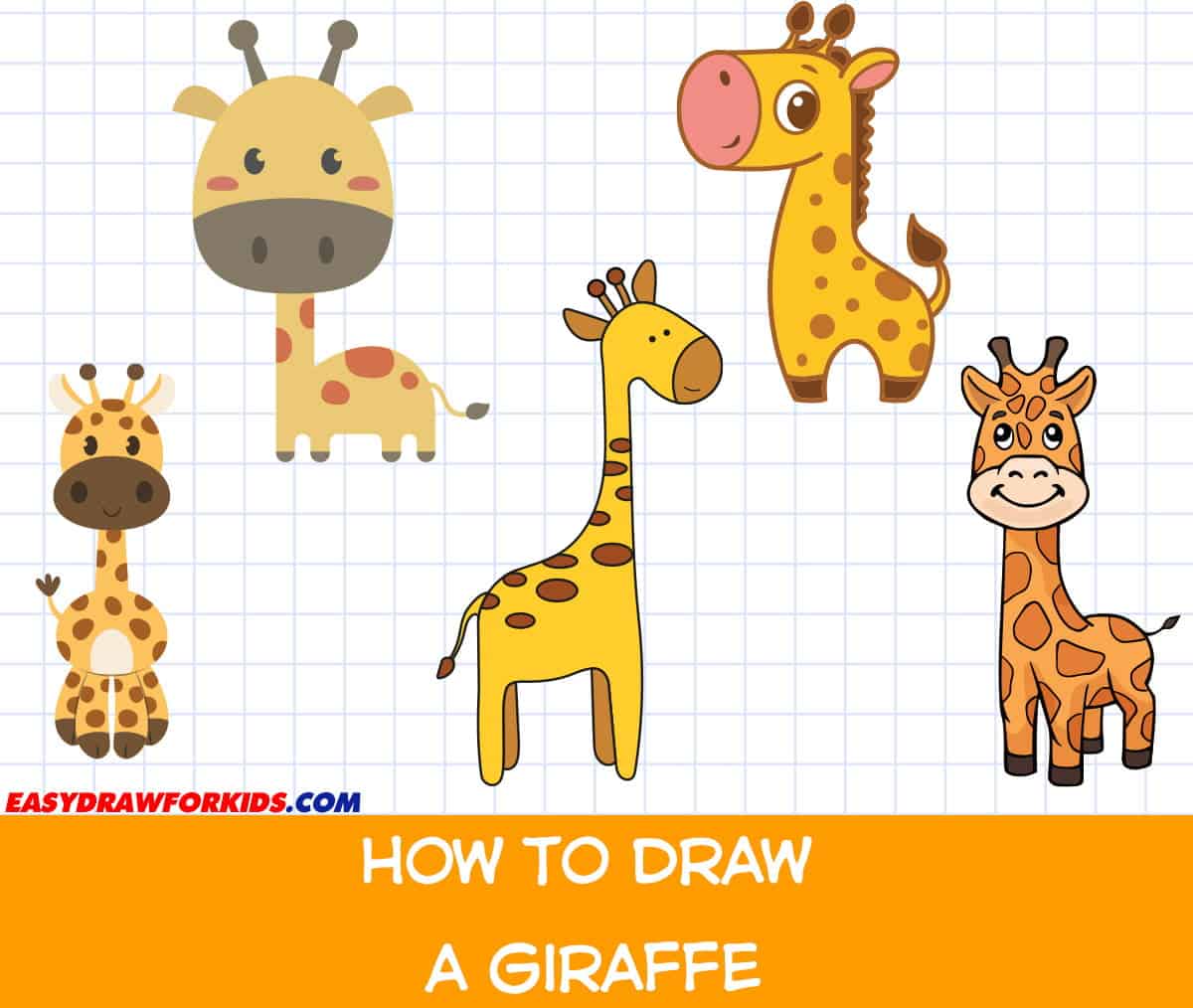 Giraffe Cartoon Characters Isolated On White Background For Kids Coloring  Book High-Res Vector Graphic - Getty Images