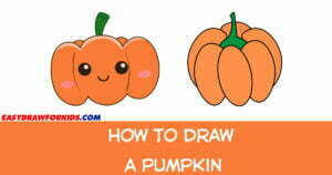 how to draw a pumpkin