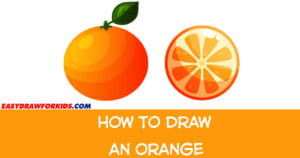 How to draw an orange