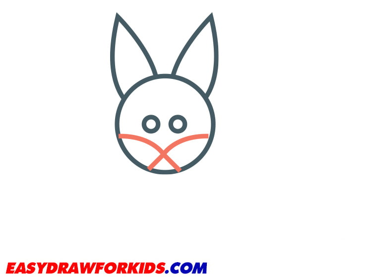 how to draw easy fox