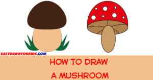 mushroom drawing