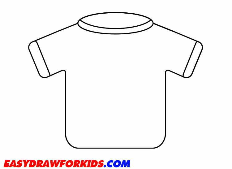 How To Draw A T-Shirt | Easy Draw For Kids