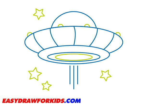 easy ufo drawing