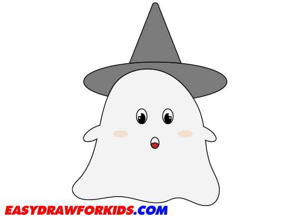 How To Draw A Ghost | Easy Draw For Kids