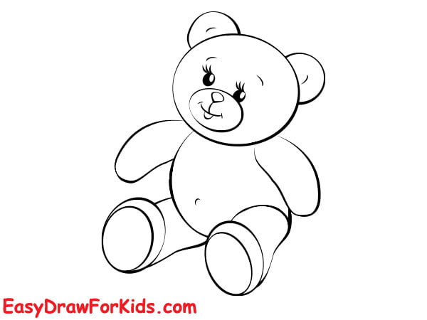 How To Draw A Teddy Bear - 4 Ways (With Pictures)