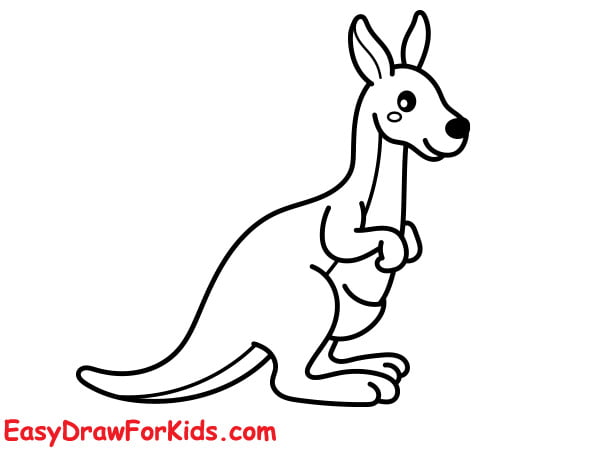 How To Draw A Kangaroo - 4 Ways (With Pictures)