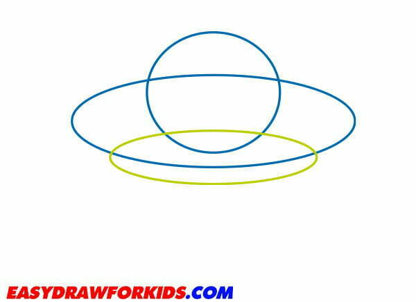 how to draw ufo