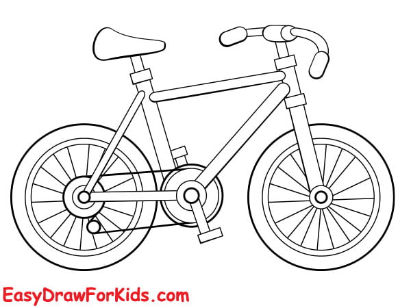 How To Draw A Bike - 3 Ways (With Pictures)