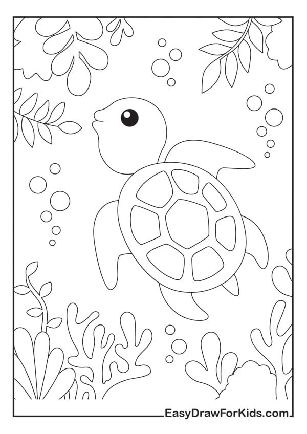 sea turtle coloring pages printable