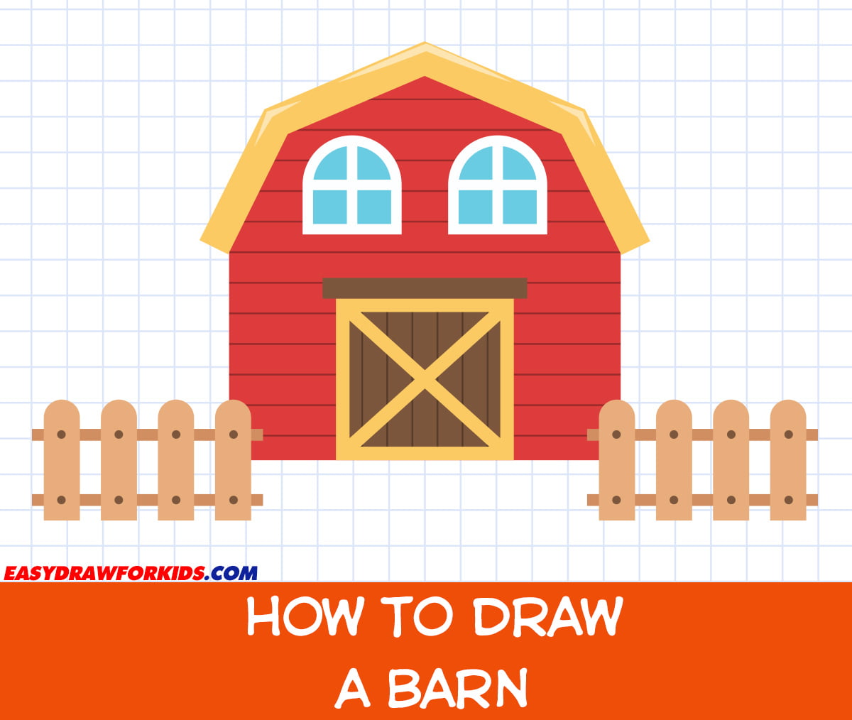 How To Draw A Barn - 7 Steps (With Pictures)