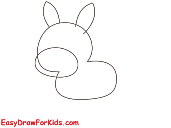 how to draw a donkey step 2