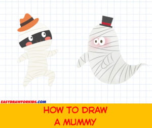 how to draw a mummy