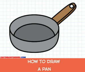 how to draw a pan