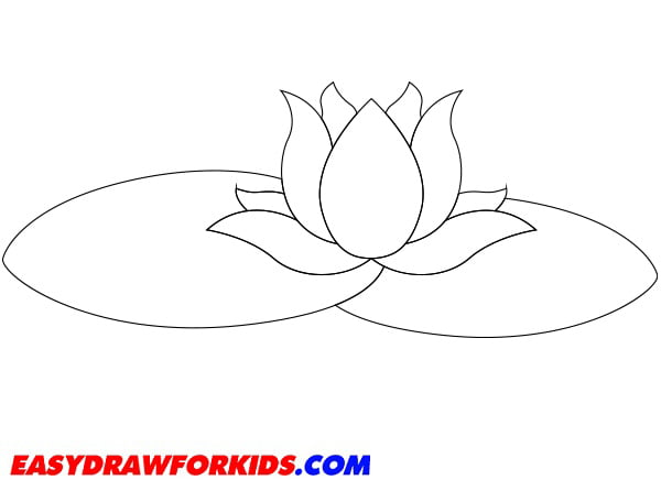 Lotus Flower Drawing Step by Step Tutorial-saigonsouth.com.vn
