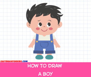 how to draw a boy