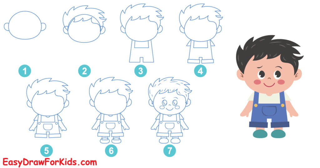 How To Draw A Boy - 3 Ways (With Pictures)