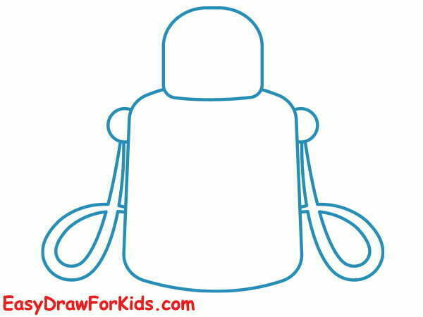 how to draw a water bottle step 4