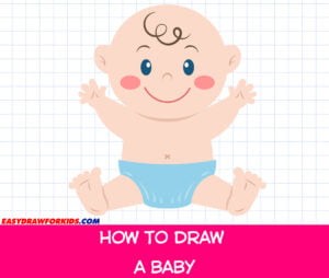 how to draw a baby