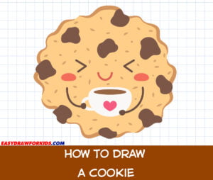 how to draw a cookie