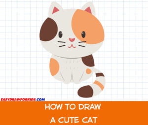 how to draw a cute cat