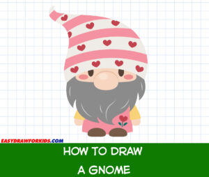how to draw a gnome