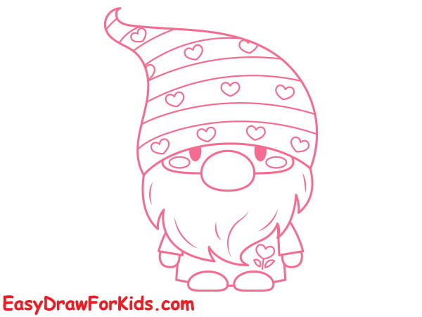 How To Draw A Gnome - 8 Steps (With Pictures)