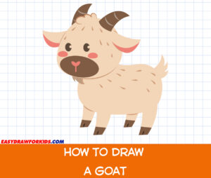 how to draw a goat