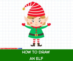how to draw an elf