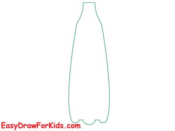 lemonade bottle drawing step 2