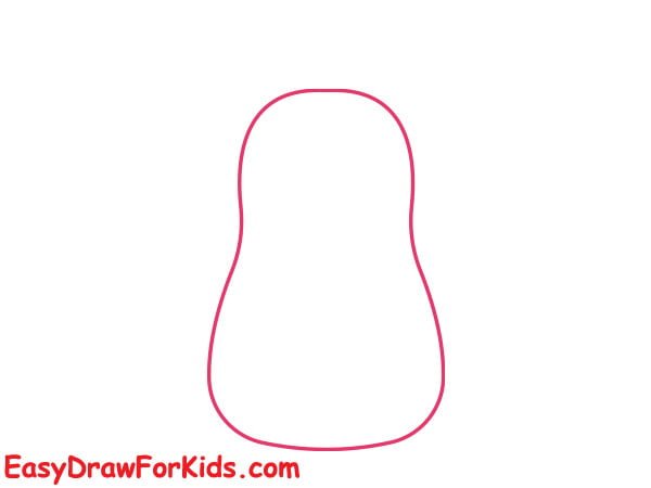 shampoo bottle drawing step 1