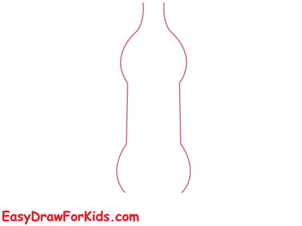 strawberry juice bottle drawing step 1