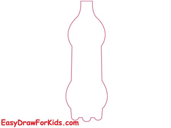 strawberry juice bottle drawing step 2