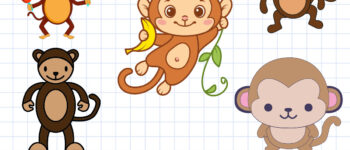 How To Draw A Monkey – 5 Ways (With Pictures)