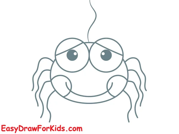 spider how to draw step 4