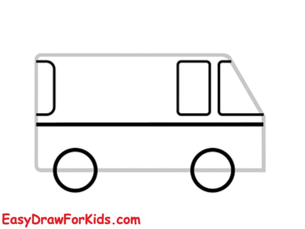easy ambulance drawing step 3