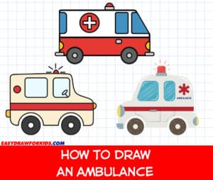 how to draw an ambulance