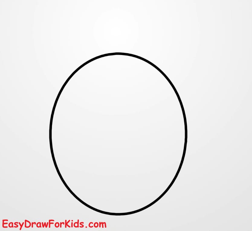 how to draw pikachu easy step 1