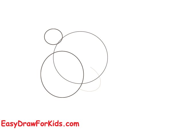 realistic turkey drawing step 1