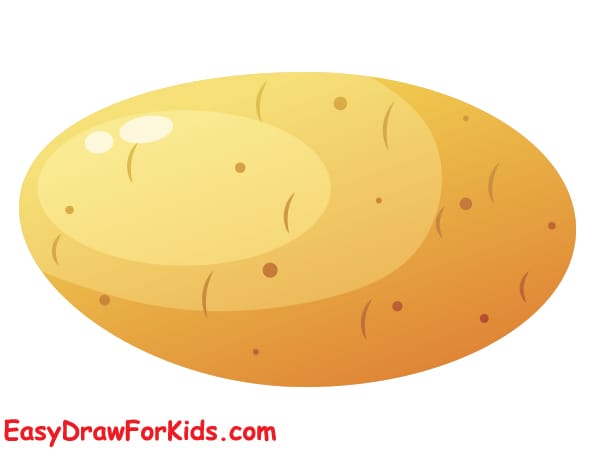 simple potato drawing step 4