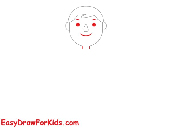 simple soldier drawing step 3