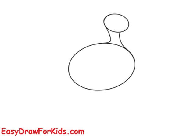 simple turkey drawing step 2