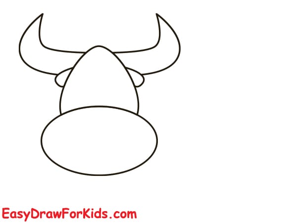 simple yak drawing step 3