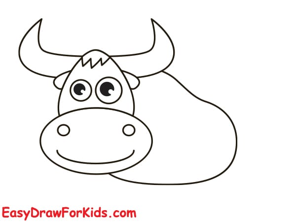 simple yak drawing step 5